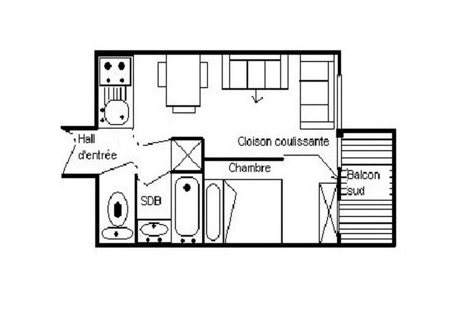 Residence Boedette D - Appartement Renove - Depart Et Retour Skis Aux Pieds - Balcon Mae-1214 Saint-Martin-de-Belleville Eksteriør bilde